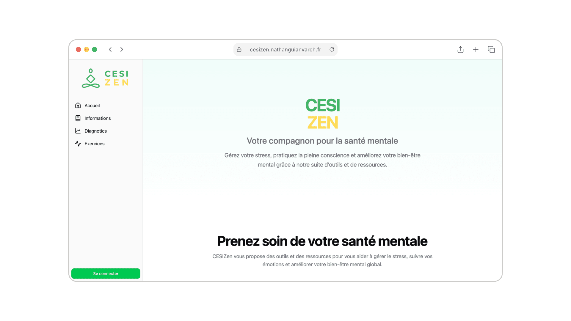 CESIZen — screenshot